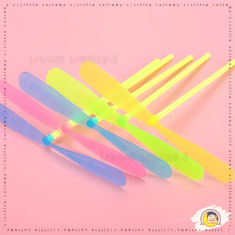 Bamboo Dragonfly Helicopter Toy Mainan Helikopter Buluh Flying Propeller Toy Outdoor Kids thumbnail 4