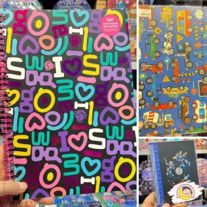 A4 A5 A6 Spiral Notebook Lined Paper Buku Nota Bergaris Stationery Alat Tulis Sekolah Office