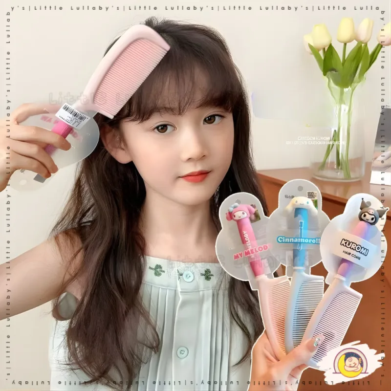 Sanrio Hair Comb Sikat Rambut Kuromi Cinnamoroll My Melody Comb Cute Cartoon Hair Brush thumbnail 2