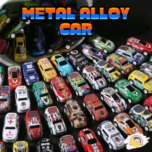 Metal Alloy Car Toy Set Mainan Kereta Besi Mini Diecast Racing Vehicles Gift for Boys