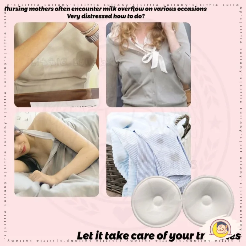 [1 PAIR] Washable Reusable Breast Pads Pad Susu Basuh Nursing Bra Pad Anti-Leakage Breastfeeding