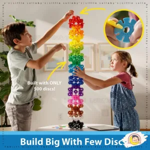 140 PCS Snowflake Building Block mainan budak perempuan Kid Learning Educational Toy Children