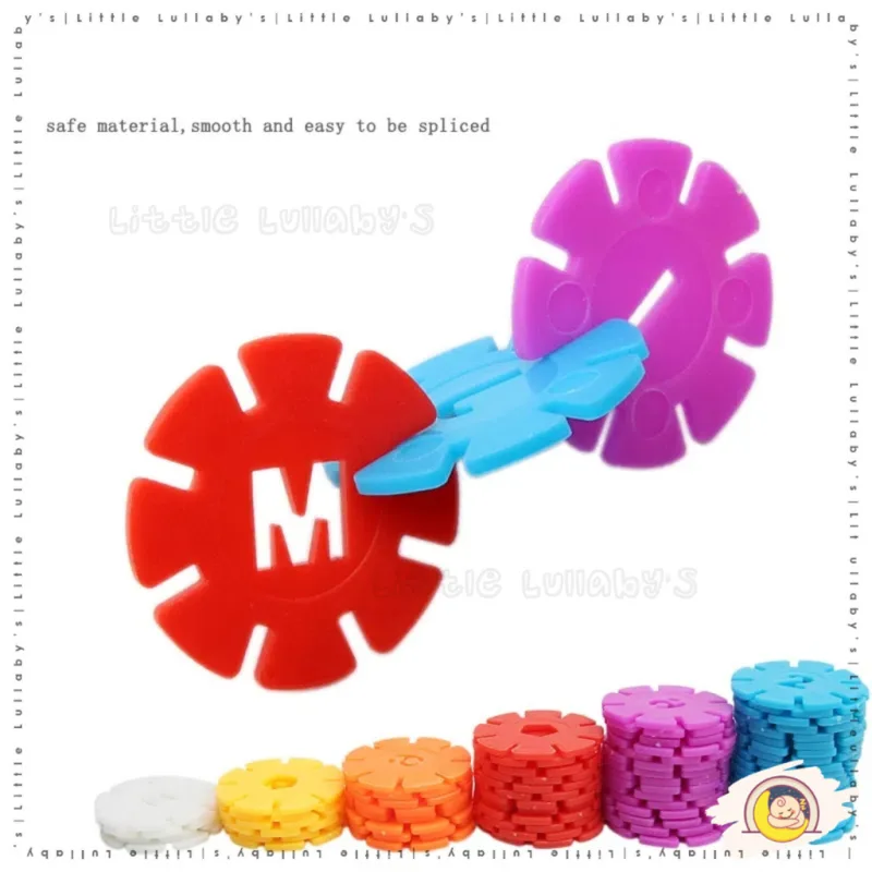 140 PCS Snowflake Building Block mainan budak perempuan Kid Learning Educational Toy Children thumbnail 4