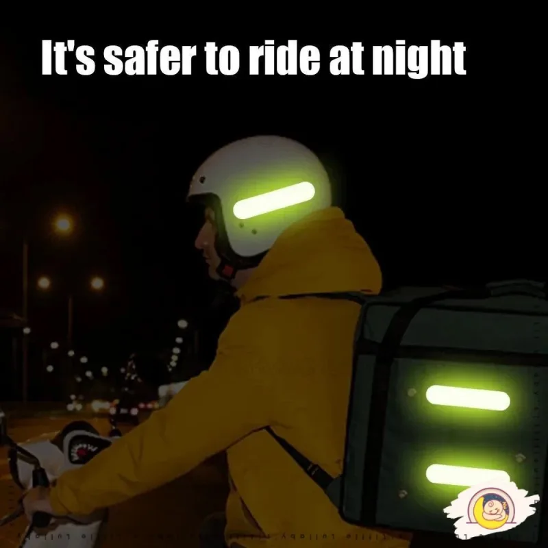 Cartoon Reflective Sticker Pelekat Reflektif Helmet Car Kereta Pelekat Terpantul Motor thumbnail 3