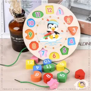 Wooden Toys Tower Baby Building Blocks Safe for Kids Early Learning Montessori Educational Toys