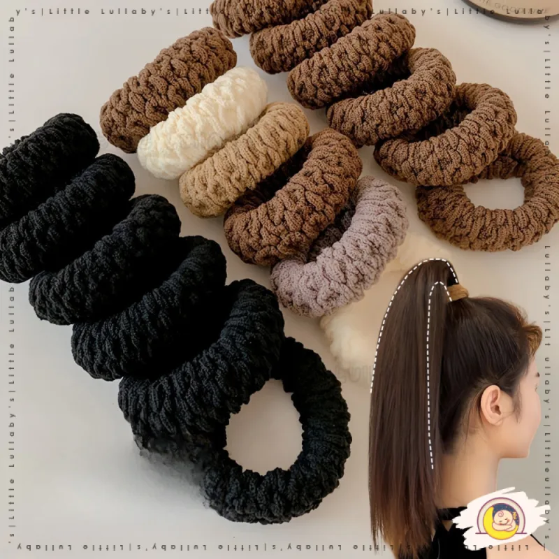 Premium Thick Elastic Hair Tie Getah Rambut Tebal High Elasticity Ponytail Holder thumbnail 2