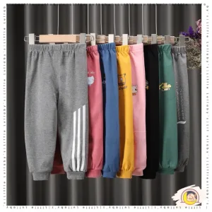 Kids Trousers OOTD Baby Boy Seluar Sukan Tracksuit Sweatpants Long Pants Budak