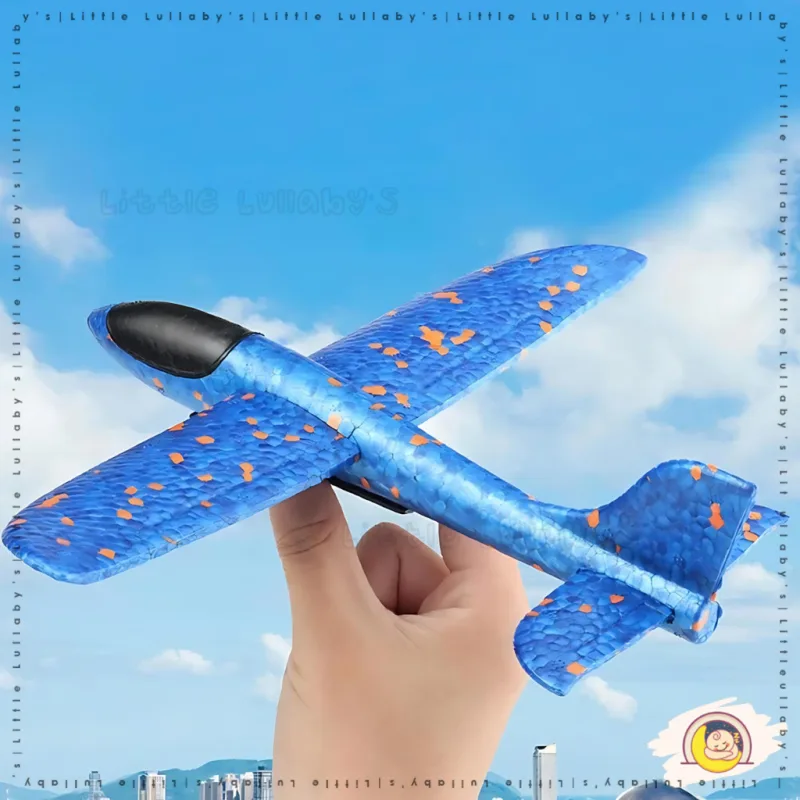 Kids Plane Toy Mainan Pelancar Pesawat Kapal Terbang Launcher Toy Gift Outdoor Flying Plane thumbnail 5