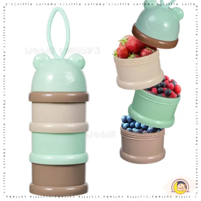 3 Layers Baby Milk Storage Penyimpanan Susu Infant Portable Milk Powder Dispenser Container Storage Snack Box thumbnail 5