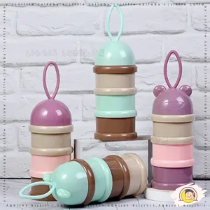 3 Layers Baby Milk Storage Penyimpanan Susu Infant Portable Milk Powder Dispenser Container Storage Snack Box