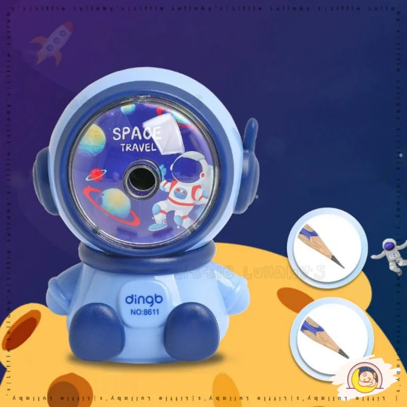 Cute Cartoon Pencil Sharpener Pengasah Pensel Meja Comel Kuromi Capybara Astronaut Stationery thumbnail 3