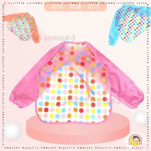 Kids Art Apron Cartoon Painting Apron Craft Activities Drawing Bib Feeding Apron Seni Kanak