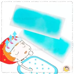 [2 PCS] Cooling Gel Patches Migraine Fever Patch Plaster Headache Pad Baby Adult Kid Ice Tampalan Gel Penyejuk