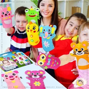 Children's DIY Handicraft Animal Hand Puppets Creativity DIY Hand Puppet Diy Boneka Haiwan Mainan Budak