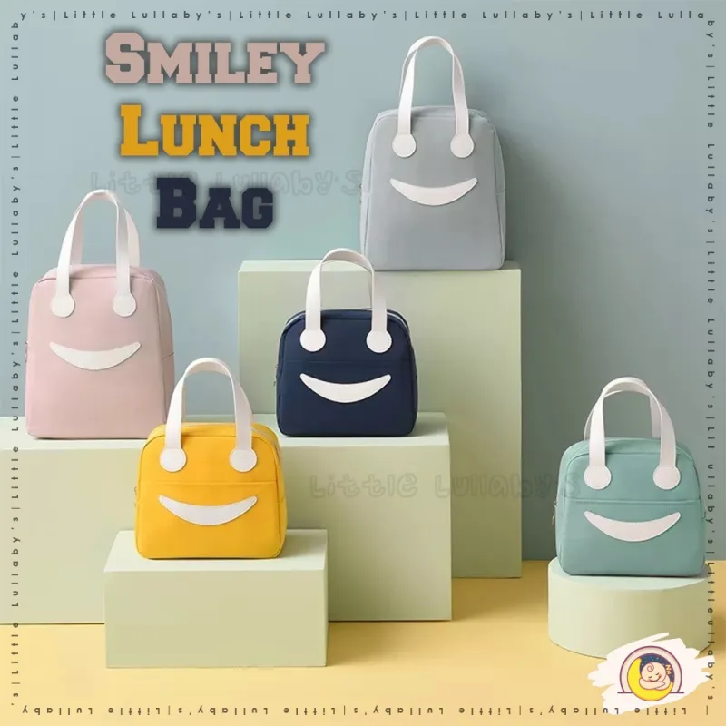 Lunch Bag Breastmilk Bag Portable Insulated Thermal Cooler Smiley Lunch Case Beg Penyejuk thumbnail 3