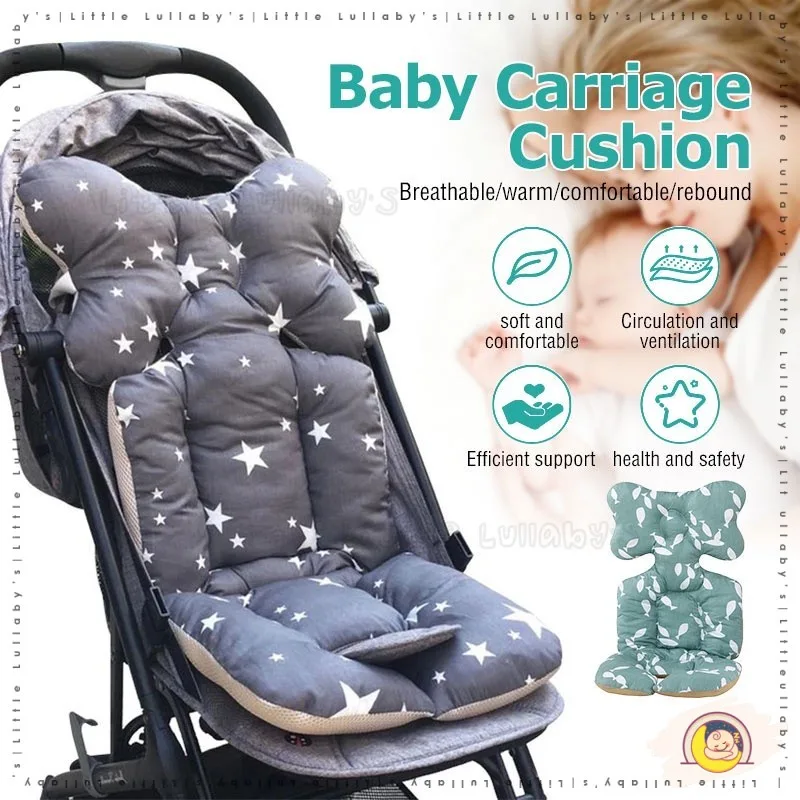 Baby Stroller Cushion Thick Korea Travel Pelapik Kusyen Stroller Kereta Tolak thumbnail 2