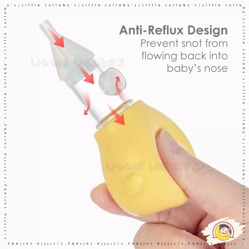Baby Nasal Aspirator Infant Suction Device Nose Cleaner Tool Health Care Manual Silicone Penyedut Hidung thumbnail 4