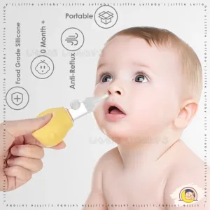 Baby Nasal Aspirator Infant Suction Device Nose Cleaner Tool Health Care Manual Silicone Penyedut Hidung