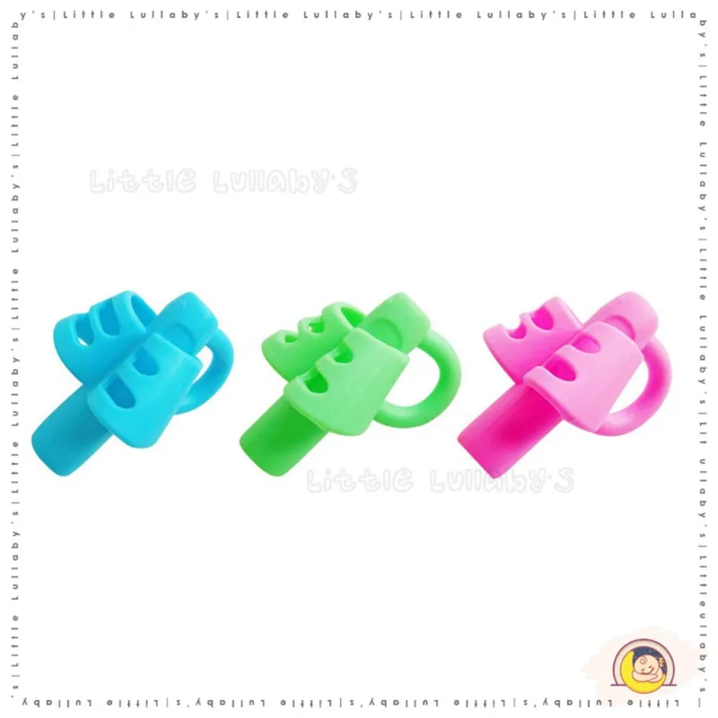 3 Fingers Pencil Grip Holder Pemegang Pensel Kanak Kid Writing Posture Correction thumbnail 3