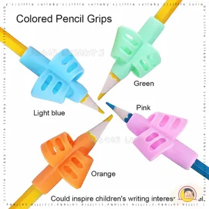 3 Fingers Pencil Grip Holder Pemegang Pensel Kanak Kid Writing Posture Correction