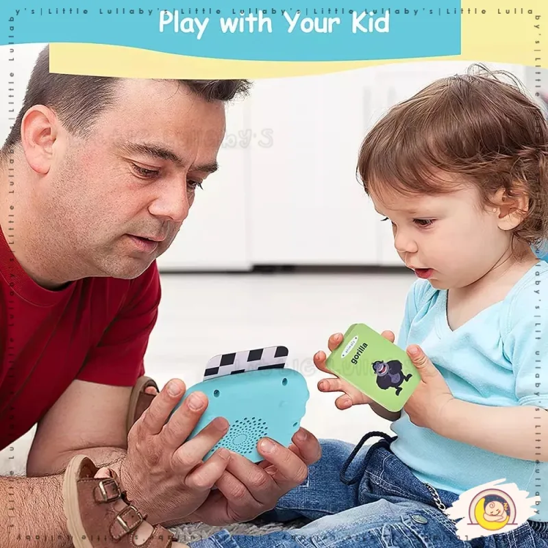 Early Learning Flash Card Reader Educational Electronic Toy Talking Toys Musical Sound Effect Pembelajaran Awal thumbnail 5