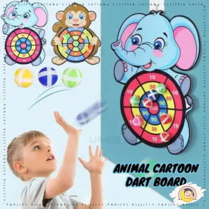 Mainan Cartoon Dart Throwing Sticky Ball Target Ball Dart Board Game Sport Toys Family Game Kartun Dart Bola