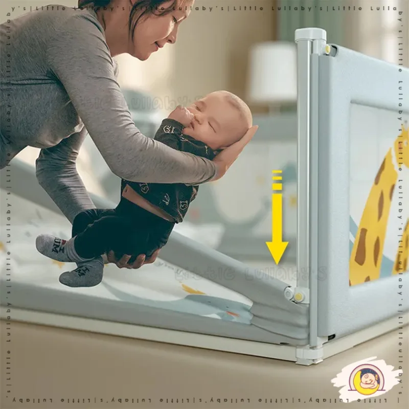 Baby Bed Fence Pagar Katil Baby Rail Guard Baby Safety Bed Guard Baby Bed Rail Guard thumbnail 4