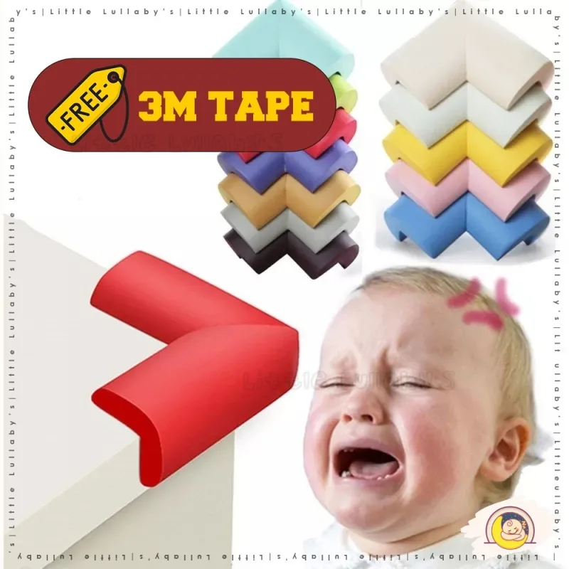 L-Shaped Corner Guard Baby Kids Children Bumper Edge Strip Table Corner Sudut Perlindungan thumbnail 2