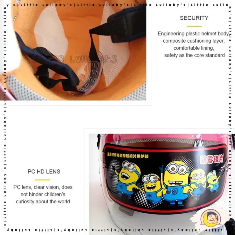 Kids Helmet Topi Keledar Kanak Motorcycle Safety Children Child Protector Kanak Motosikal thumbnail 3