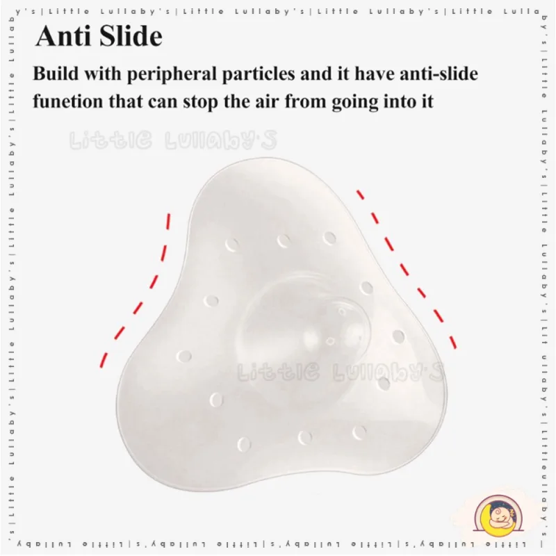 [2PC] Silicone Nipple Shield Pelindung Puting Breastfeeding Mother Super Soft Triangular thumbnail 3