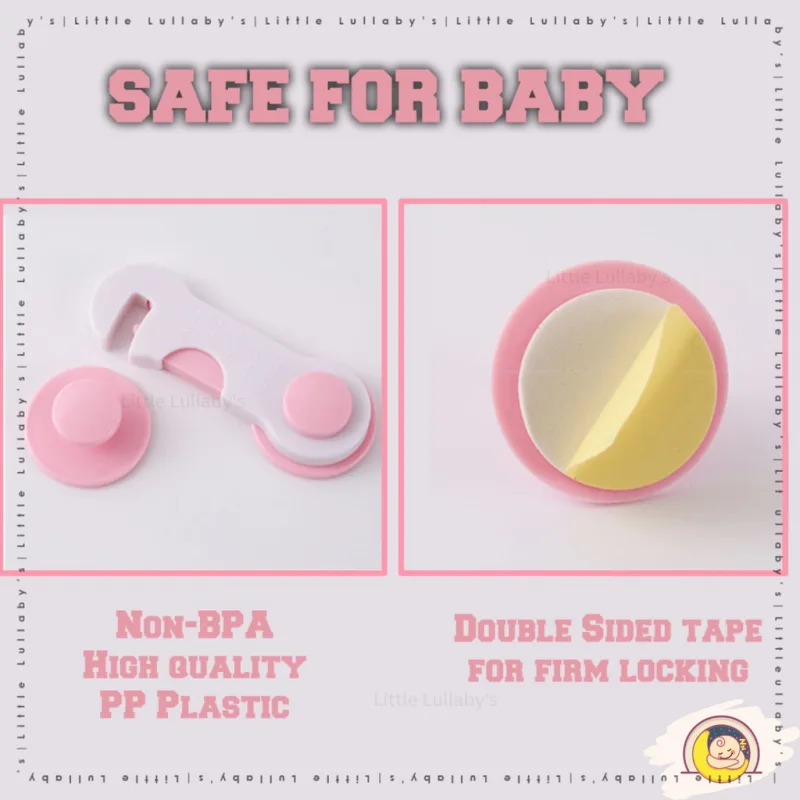 Baby Safety Lock Cabinet Lock Drawer Lock Fridge Lock Child Lock Protector Lock Protection Doors thumbnail 5