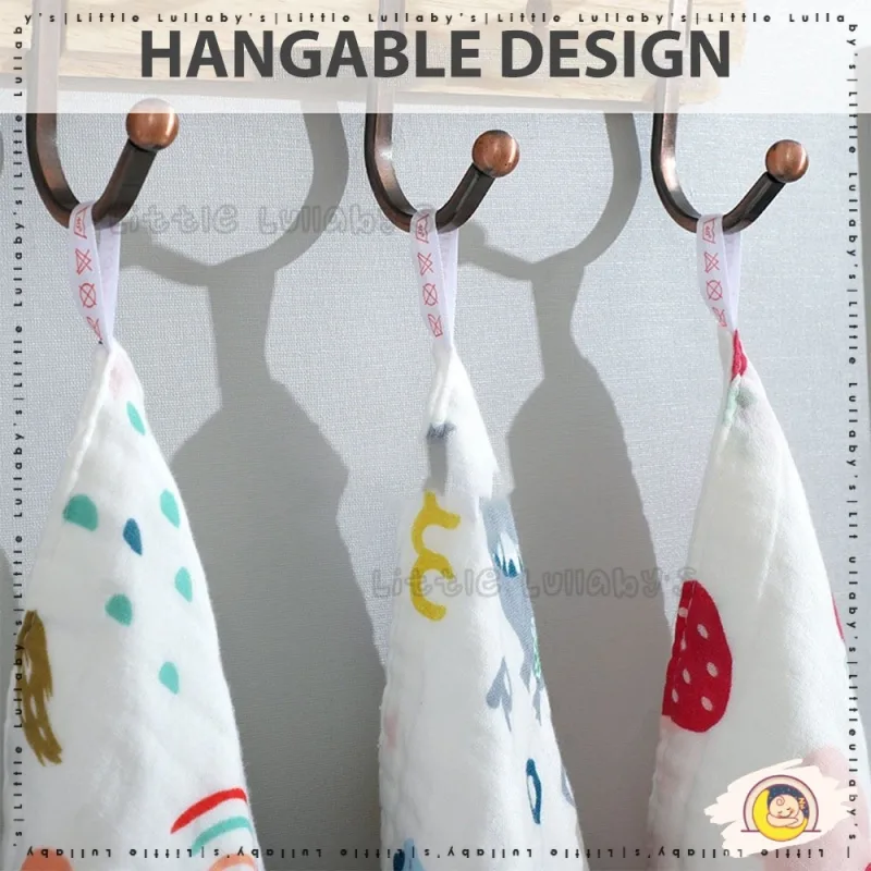 6 Layers Baby Handkerchief Sapu Tangan Gauze Cotton Soft Six Layers Newborn Towel thumbnail 4