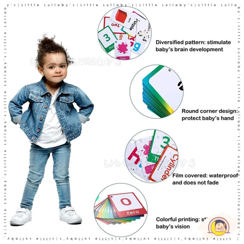 Kids Flash Card Right Brain Early Learning Development Baby Toddler Kad Flash thumbnail 4