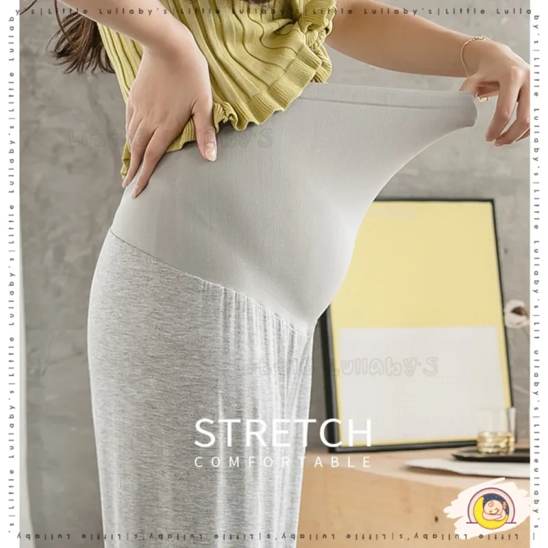 Maternity Pants Loose Style Adjustable Elastic Waist Belly Support Pant Seluar Mengandung thumbnail 5