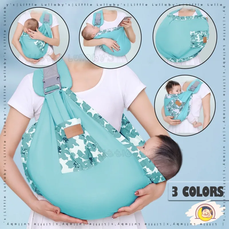 Newborn Baby Sling Carrier Ergonomic Infant Maternity Mummy Cradle Cotton Kain Dukung thumbnail 2