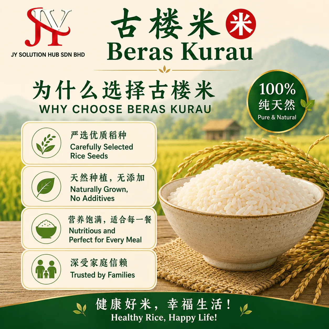 Beras Miracle Kurau 1KG thumbnail 5