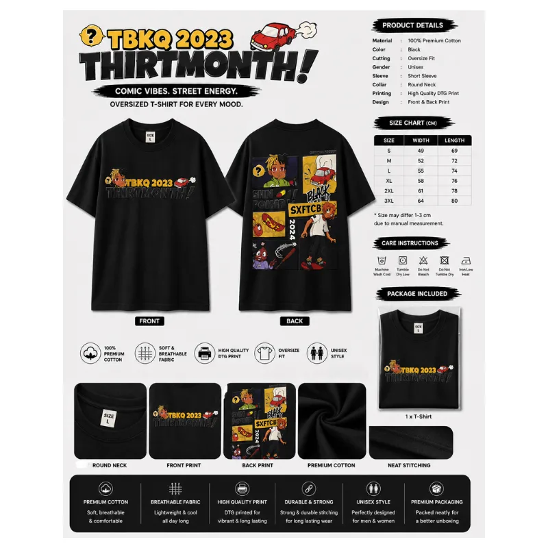TBKQ 2023 Oversized T-Shir thumbnail 2