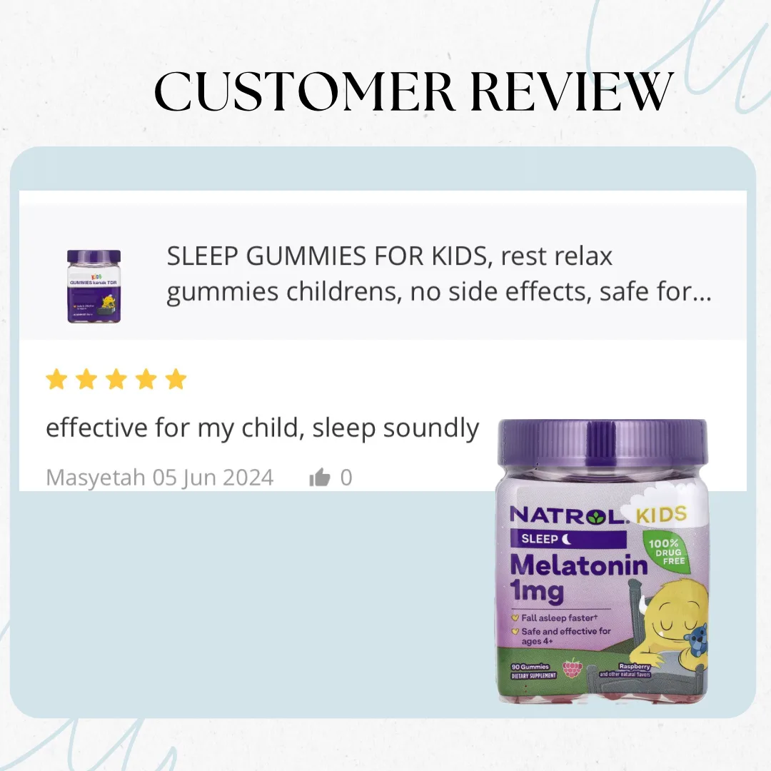 [ORIGINAL CERTIFIED] KIDS gummies rest good, kanak rehat gummies 100%小孩睡眠软糖 90S thumbnail 5