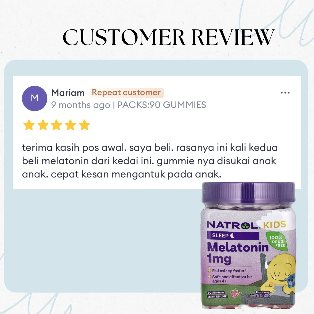 [ORIGINAL CERTIFIED] KIDS gummies rest good, kanak rehat gummies 100%小孩睡眠软糖 90S thumbnail 2