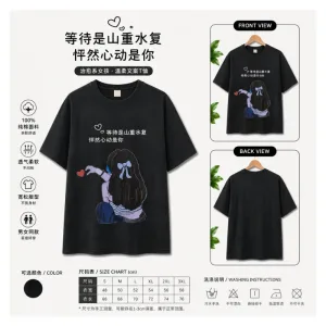 Anime Girl Oversize T-Shirt