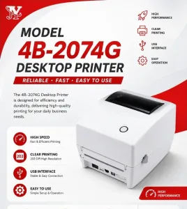 4B-2074G Desktop Printer