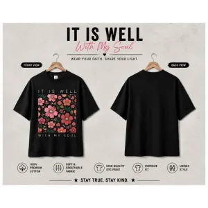 IT IS WELL With My Soul Oversize T-Shirt