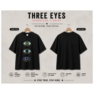 Three Eyes Oversized T-Shirt