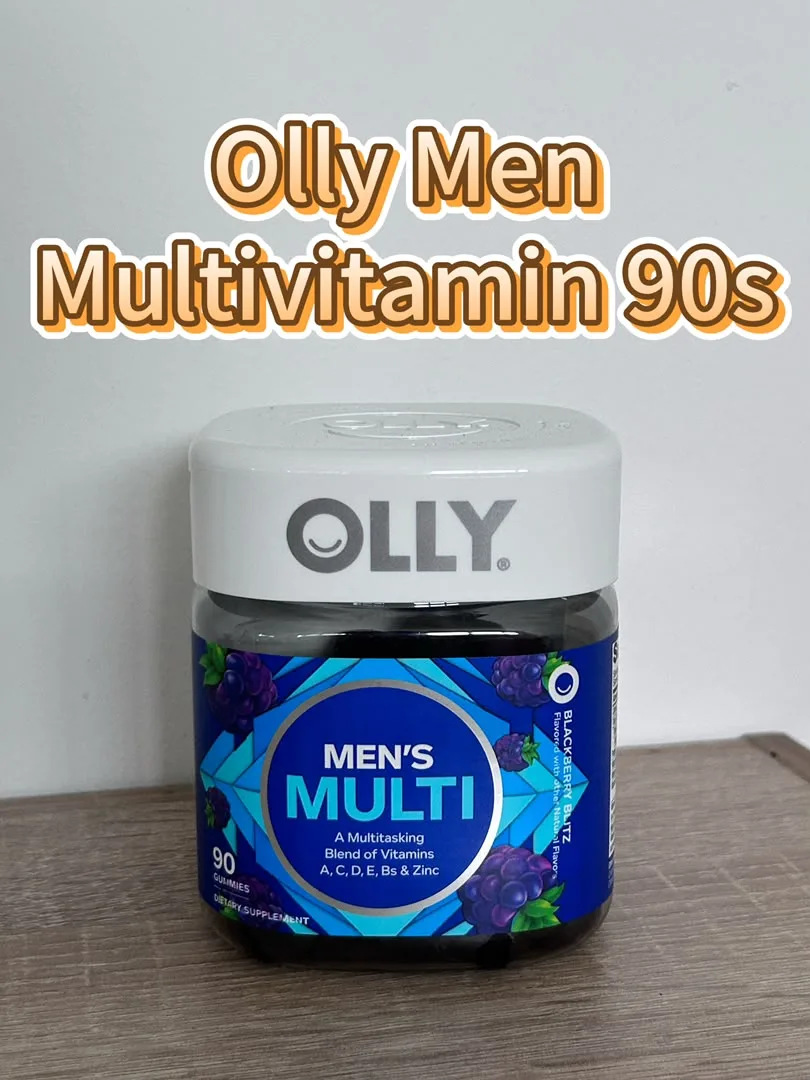 OLLY, Men's Multi Gummies, Blackberry Blitz, 90 Gummies thumbnail 4