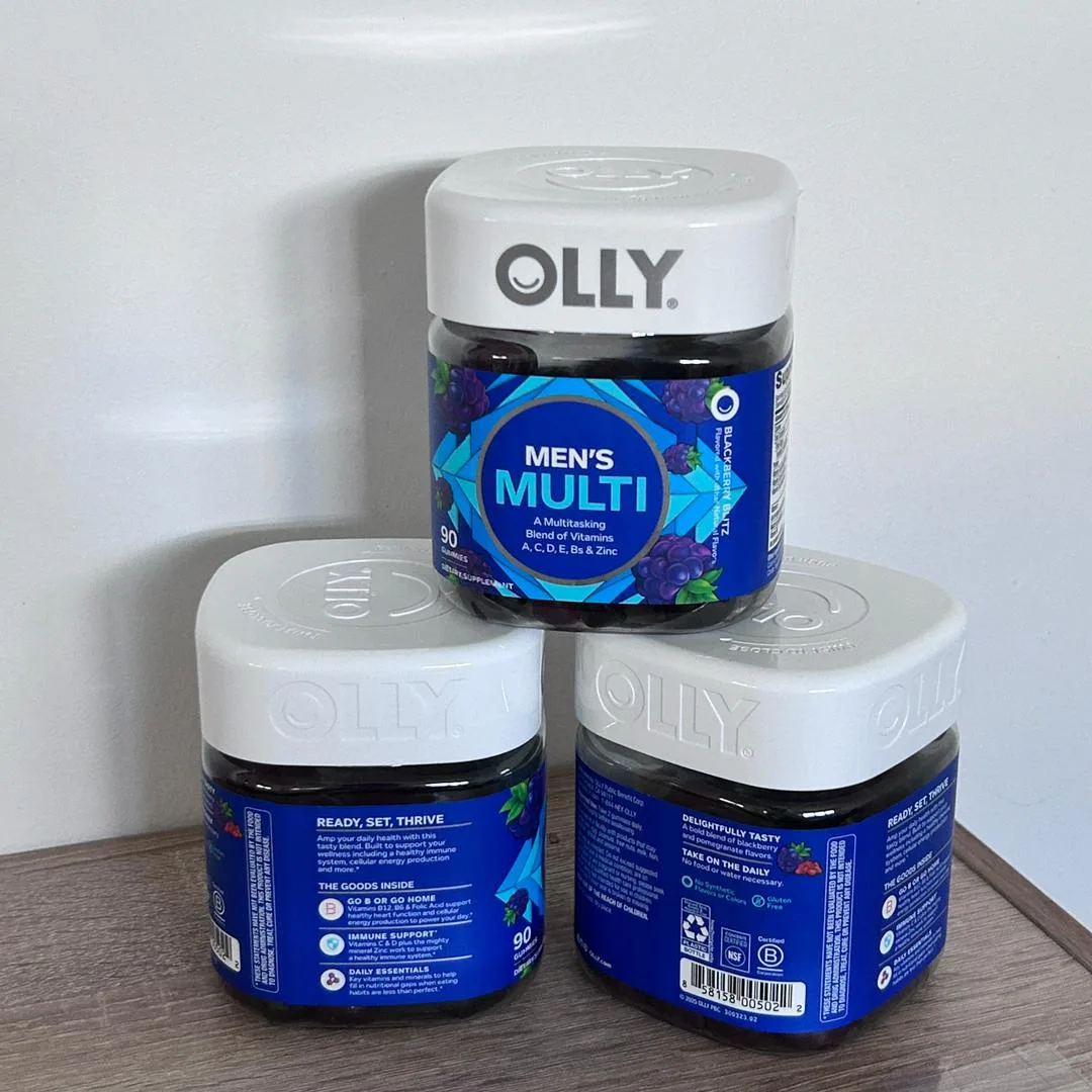 OLLY, Men's Multi Gummies, Blackberry Blitz, 90 Gummies thumbnail 3