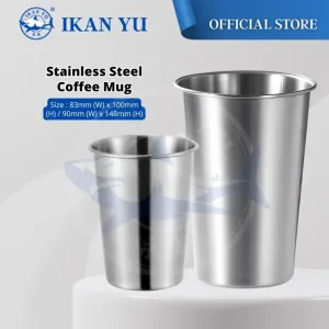 YU Online - 304 Stainless Steel Coffee Mug Cup 350ml / 500ml / 600ml | Durable Drinking Tumbler for Hot & Cold Beverages