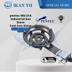 YU - Pentec LPG Cast Iron Gas Stove / Md-21a / Restaurant Single Commercial Fire Stove Heat-resistant Fine Iron