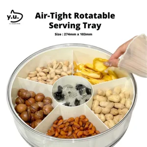 (Free Gift) Rotatable Air-tight Party set 32cm