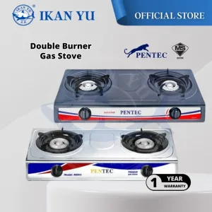 YU Online - Pentec Dapur Gas Dua Pembakar / Double Burner Gas Stove