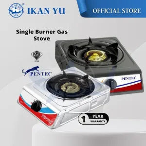 YU Online - Pentec Dapur Gas Satu Pembakar / Single Burner Gas Stove / Sirim / 1 tahun warranty